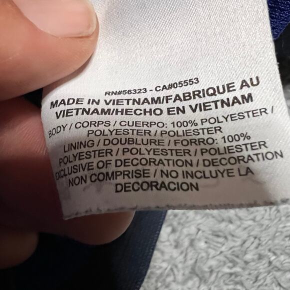 Nike Windrunner Jacket Mens XL Red Blue Full Zip Hooded 727324 - Picture 8 of 9